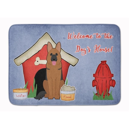 Carolines Treasures Dog House Collection German Shepherd Machine Washable Memory Foam Mat BB2821RUG